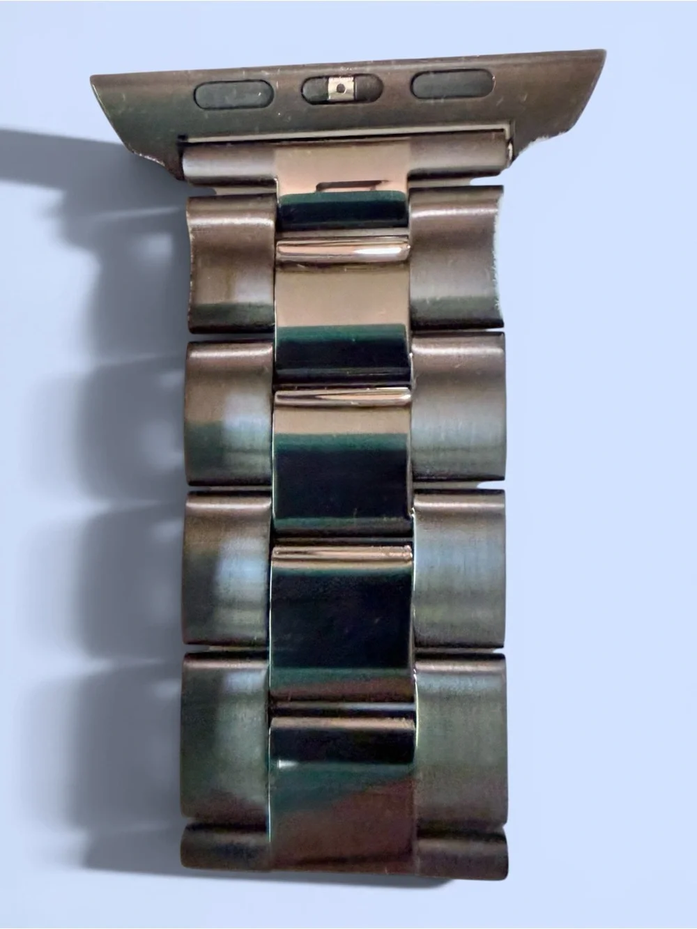 Premium Apple Watch Band Black Metal Link Stainless‎ Steel Strap 42mm Models NEW